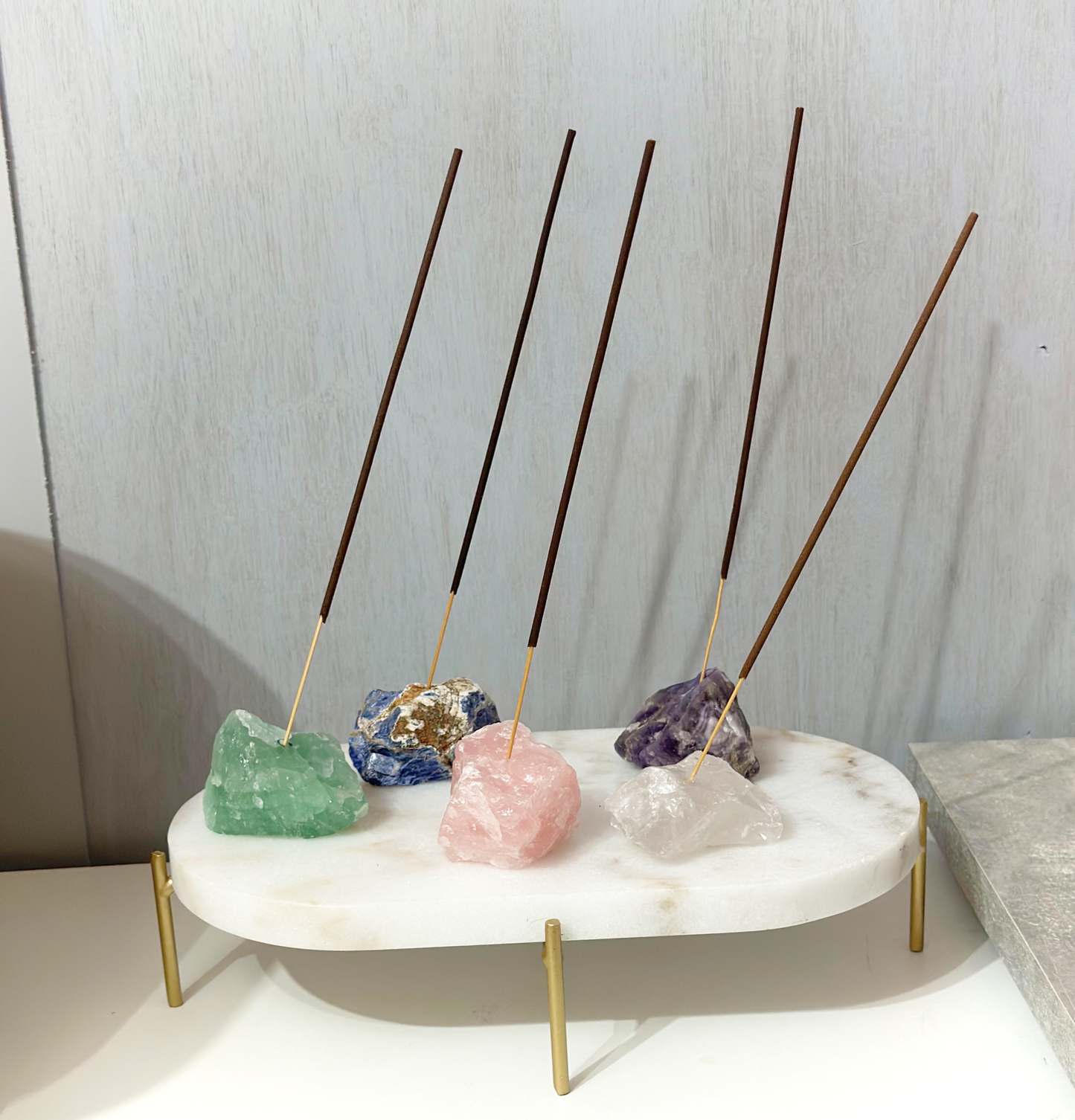 LILY LOVES... RAW CRYSTAL INCENSE HOLDER